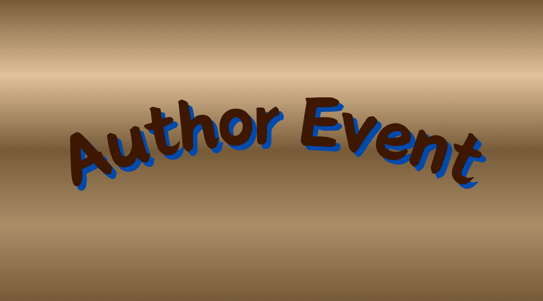 September Author Event – Bill Brown